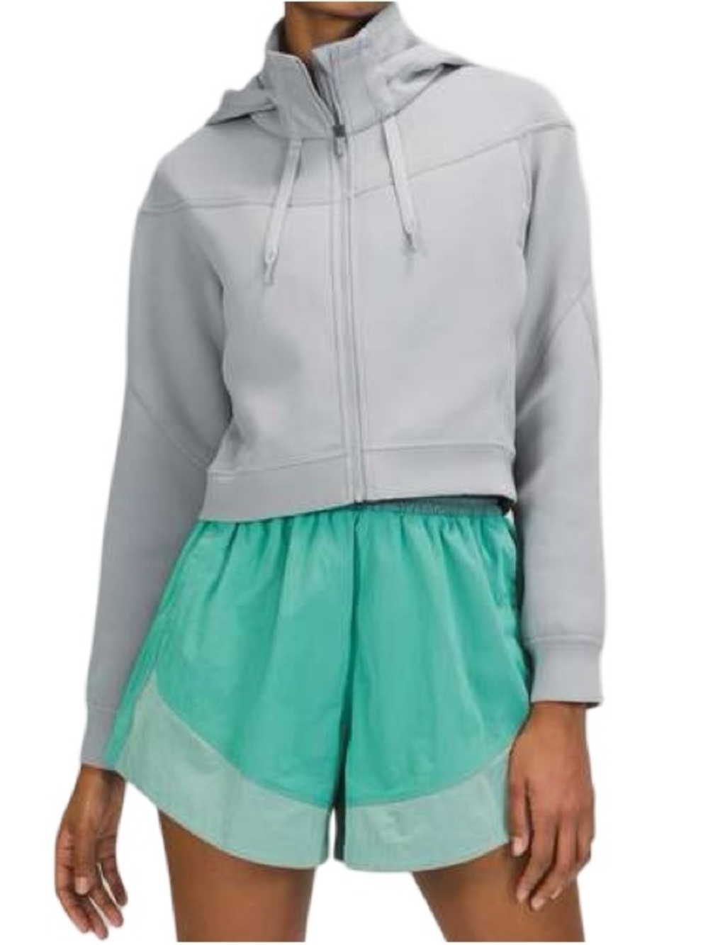 lululemon Rogue Renegade Zip Hoodie in a pale blue/grey